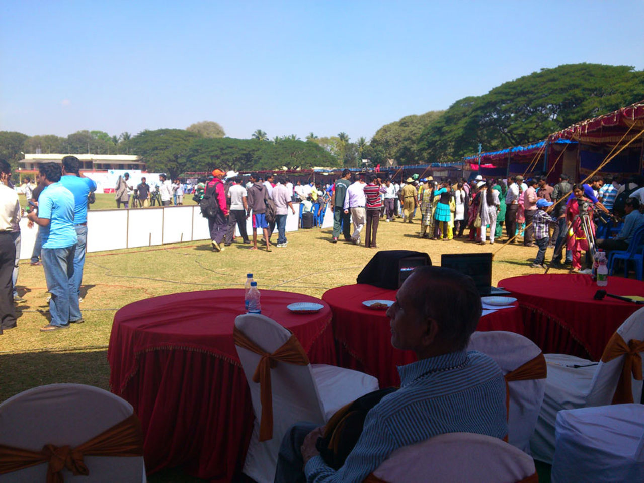 The final of the T20 World Cup for the Blind was well-attended, Bangalore, December 13, 2012