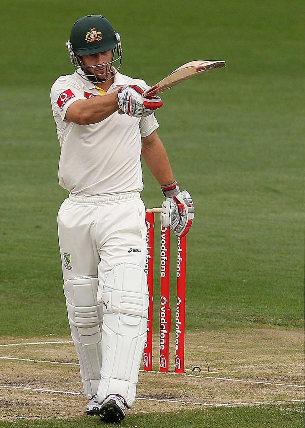 Matthew Wade reaches his half-century, Australia v Sri Lanka, 1st Test, Hobart, 2nd day, December 15, 2012