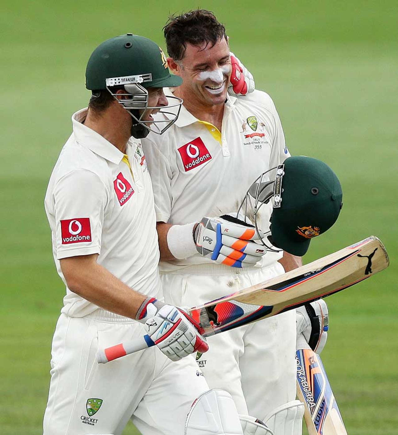 Matthew Wade and Michael Hussey added 146, Australia v Sri Lanka, 1st Test, Hobart, 2nd day, December 15, 2012
