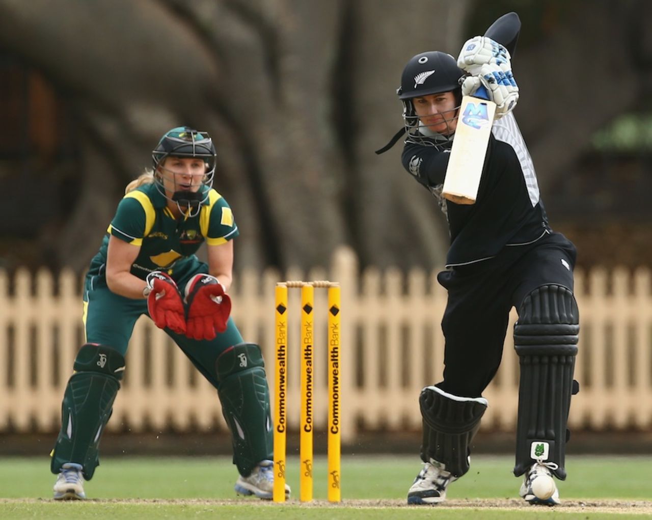 Nicola Browne top scored for New Zealand with 42, Australia v New Zealand, 3rd Women's ODI, North Sydney Oval, Sydney, December 17, 2012