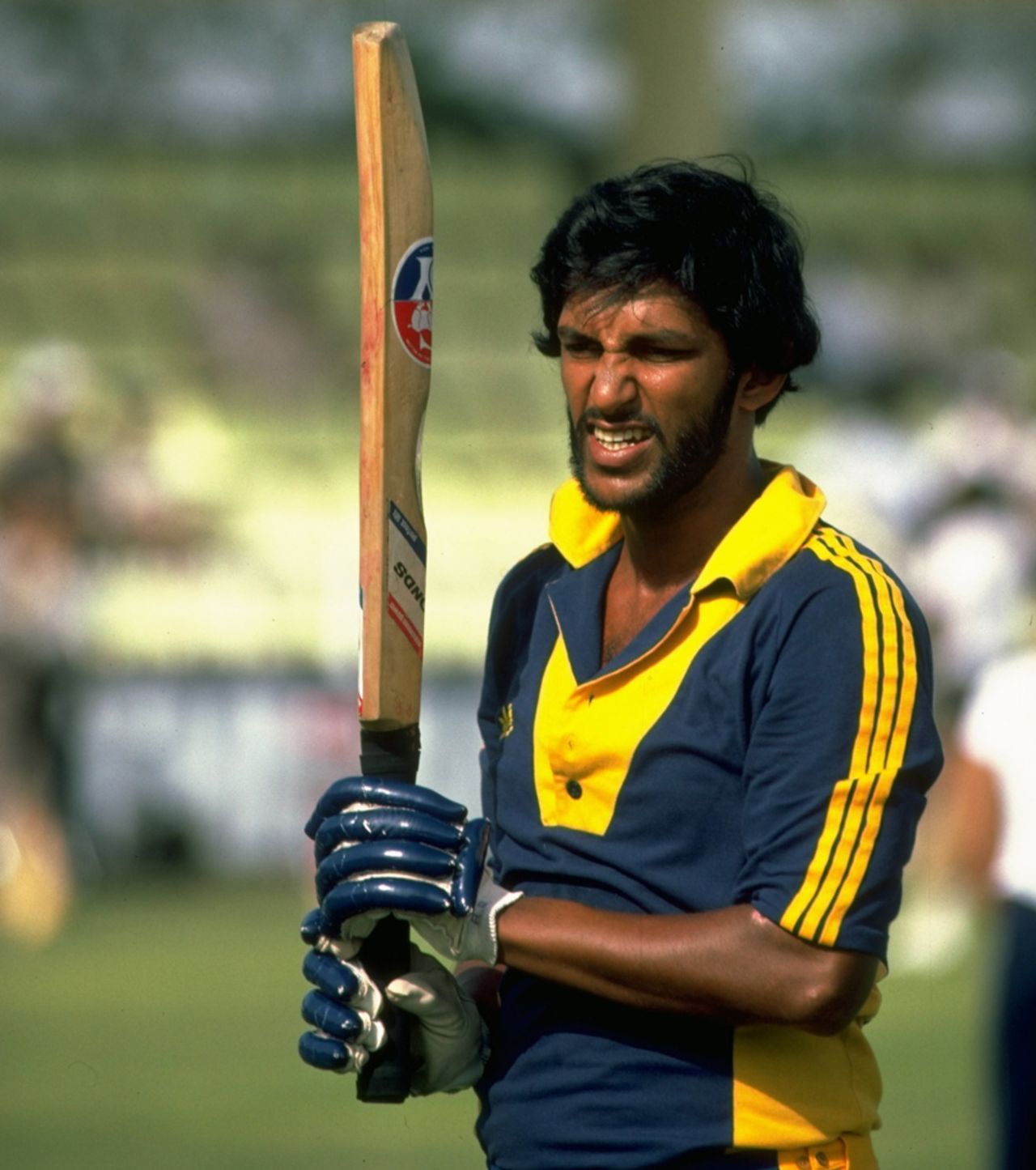 Ravi Ratnayeke bats against India, India v Sri Lanka, Rothmans Asia Cup, Sharjah, April 8, 1984