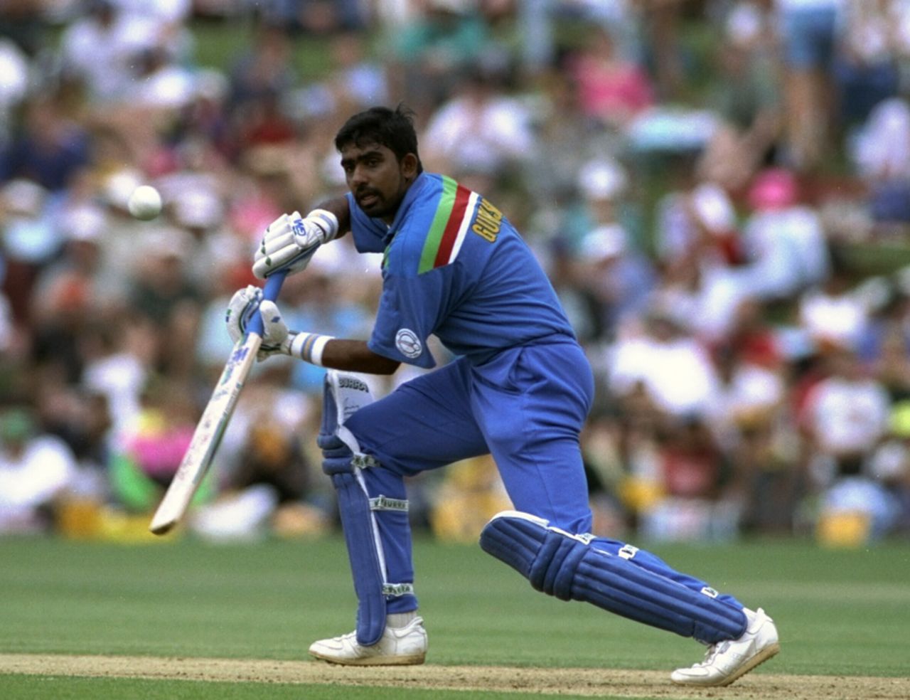 Asanka Gurusinha was caught behind for 9, New Zealand v Sri Lanka, World Cup, Hamilton, February 25, 1992