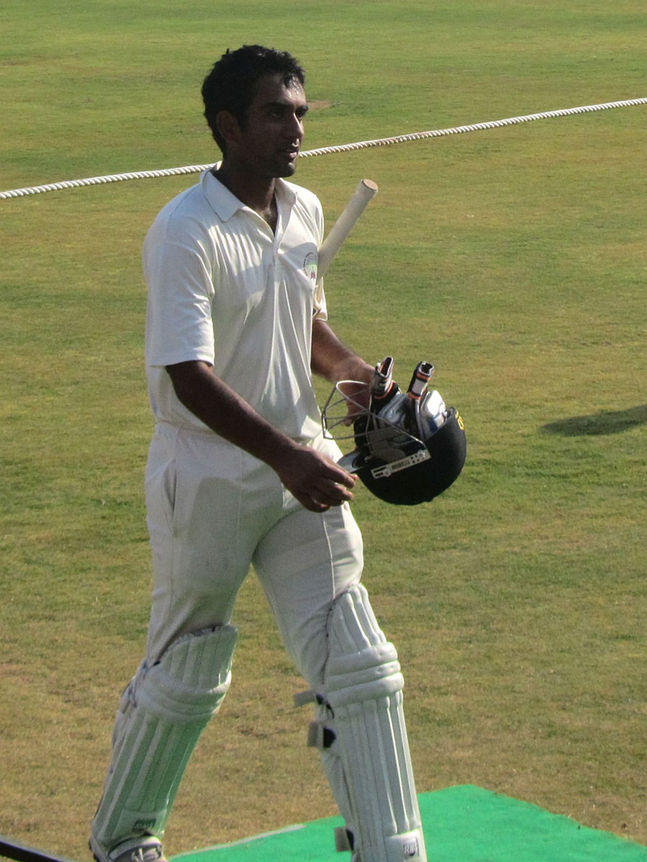 Jayant Yadav scored 211 for Haryana, Karnataka v Haryana, Ranji Trophy, Group B, Hubli, 2nd day, December 23, 2012