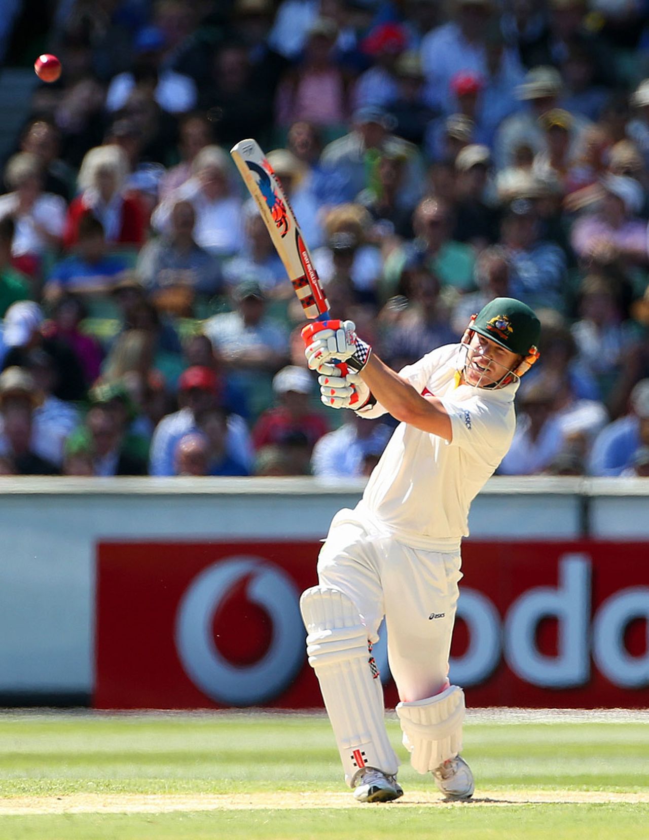 David Warner scored a rapid half-century, Australia v Sri Lanka, 2nd Test, Melbourne, 1st day, December 26, 2012