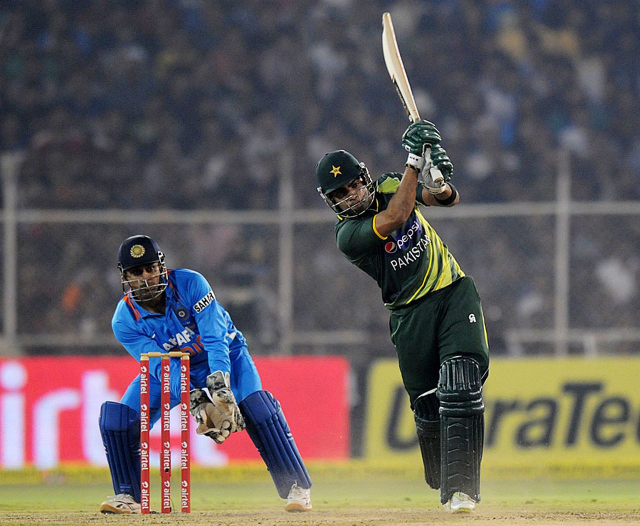 Umar Akmal scored 24, India v Pakistan, 2nd Twenty20, Ahmedabad, December 28, 2012
