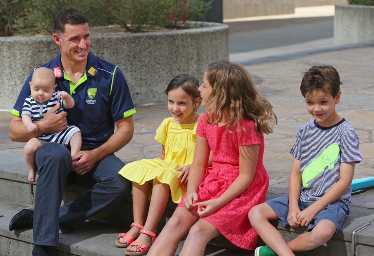 Michael Hussey's retirement will allow him more time with his family, Melbourne, December 30, 2012