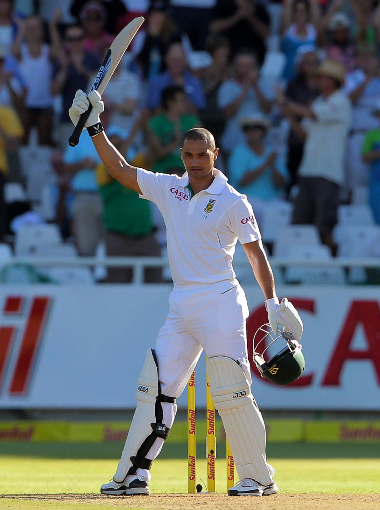 Alviro Petersen got to his fifth Test ton, South Africa v New Zealand, 1st Test, Cape Town, 1st day, January 2, 2013