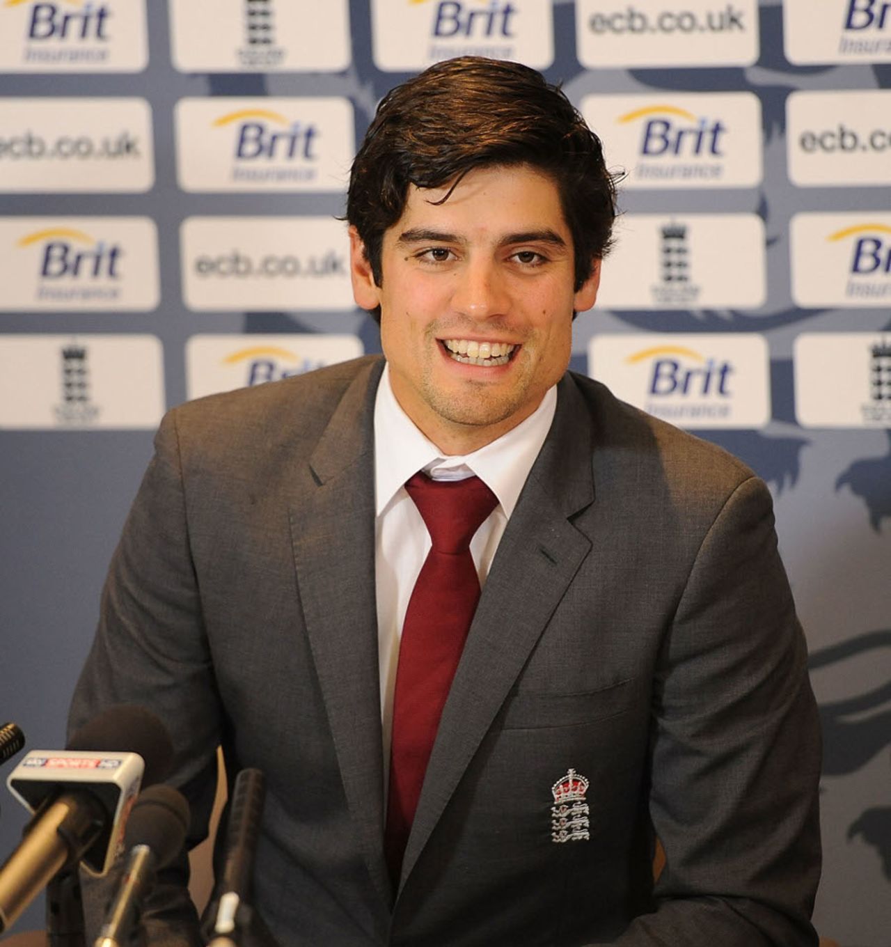 Alastair Cook was in relaxed mood at the airport, Heathrow, January 2, 2013