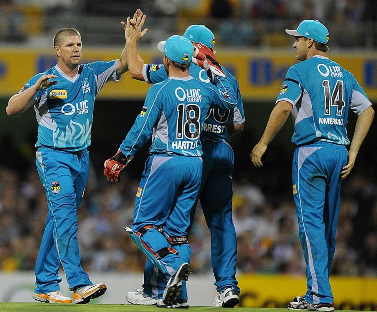 James Hopes picked up three wickets in Brisbane Heat's win, Brisbane Heat v Melbourne Stars, Big Bash League 2012-13, Brisbane, January 3, 2013