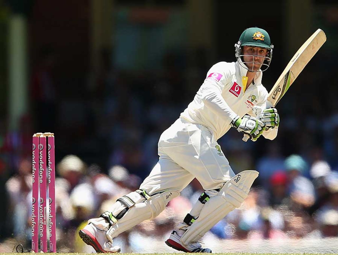 Phillip Hughes made 87, Australia v Sri Lanka, 3rd Test, Sydney, 2nd day, January 4, 2013