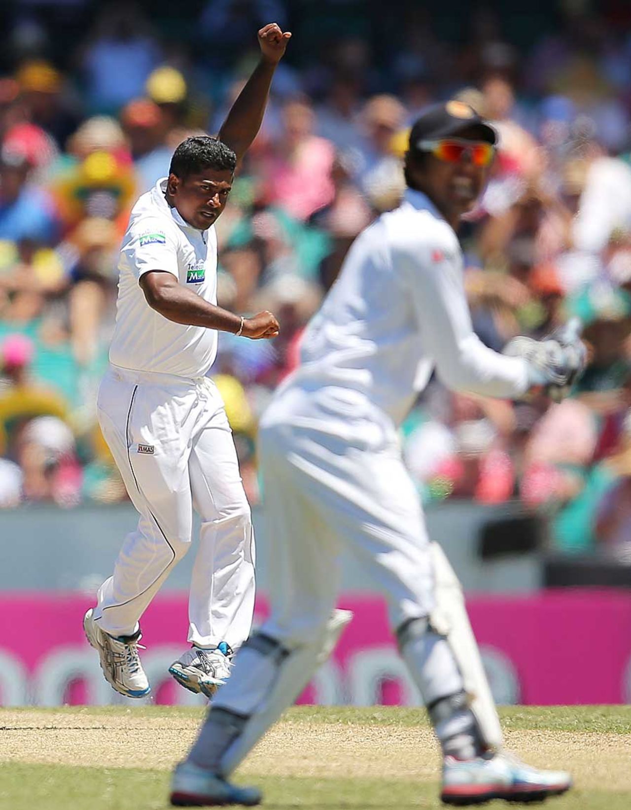 Rangana Herath was again among the wickets, Australia v Sri Lanka, 3rd Test, Sydney, 2nd day, January 4, 2013