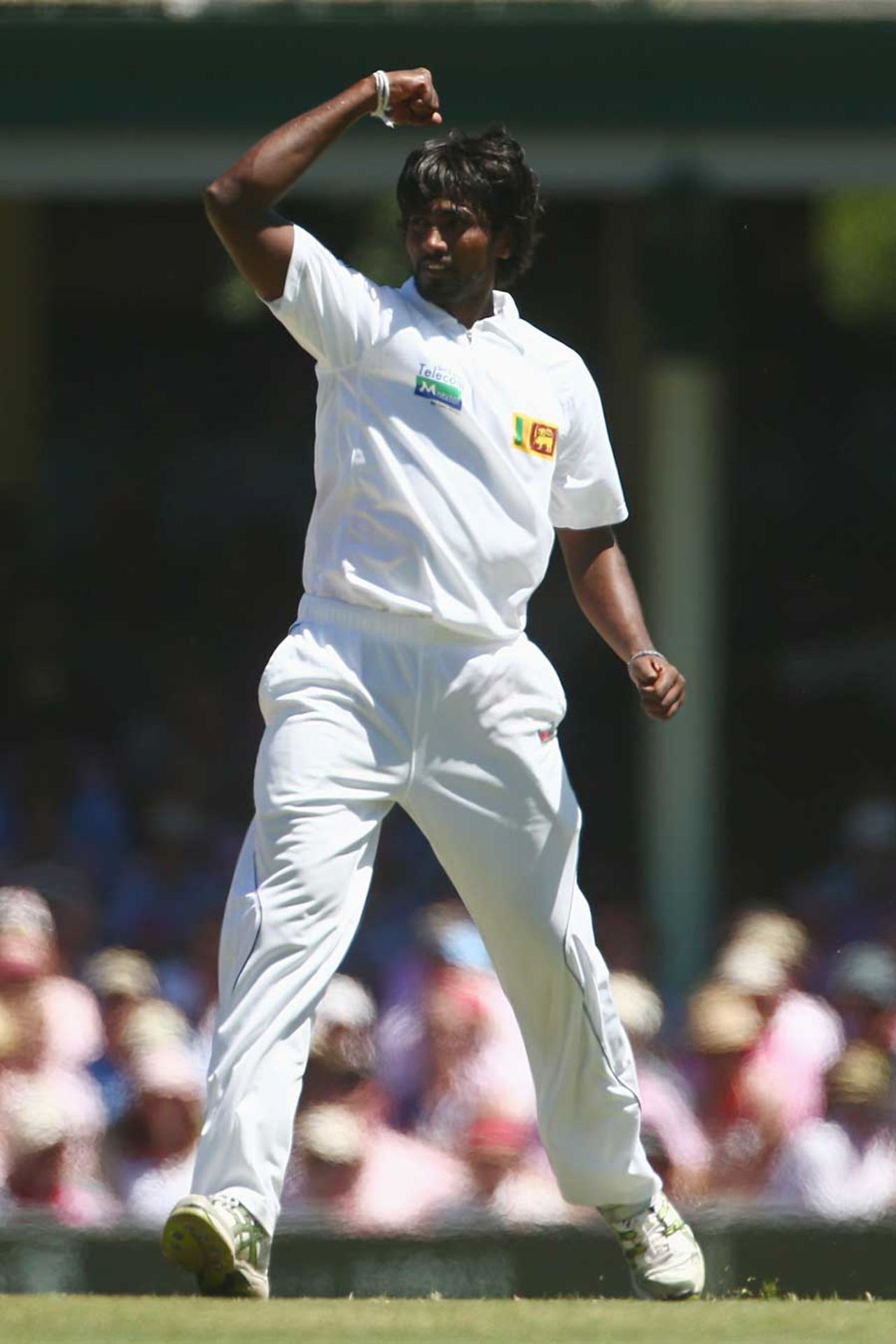 Nuwan Pradeep dismissed Peter Siddle, Australia v Sri Lanka, 3rd Test, Sydney, 3rd day, January 5, 2013