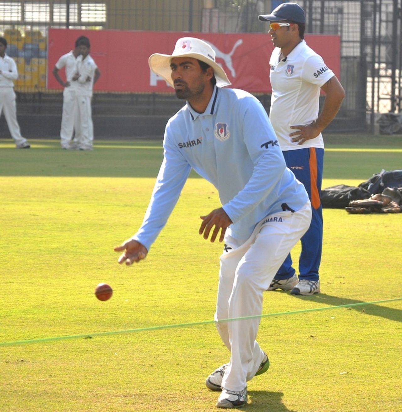 Mohammad Kaif, the UP captain, during a practice session, Ranji Trophy, Indore, January 5, 2013