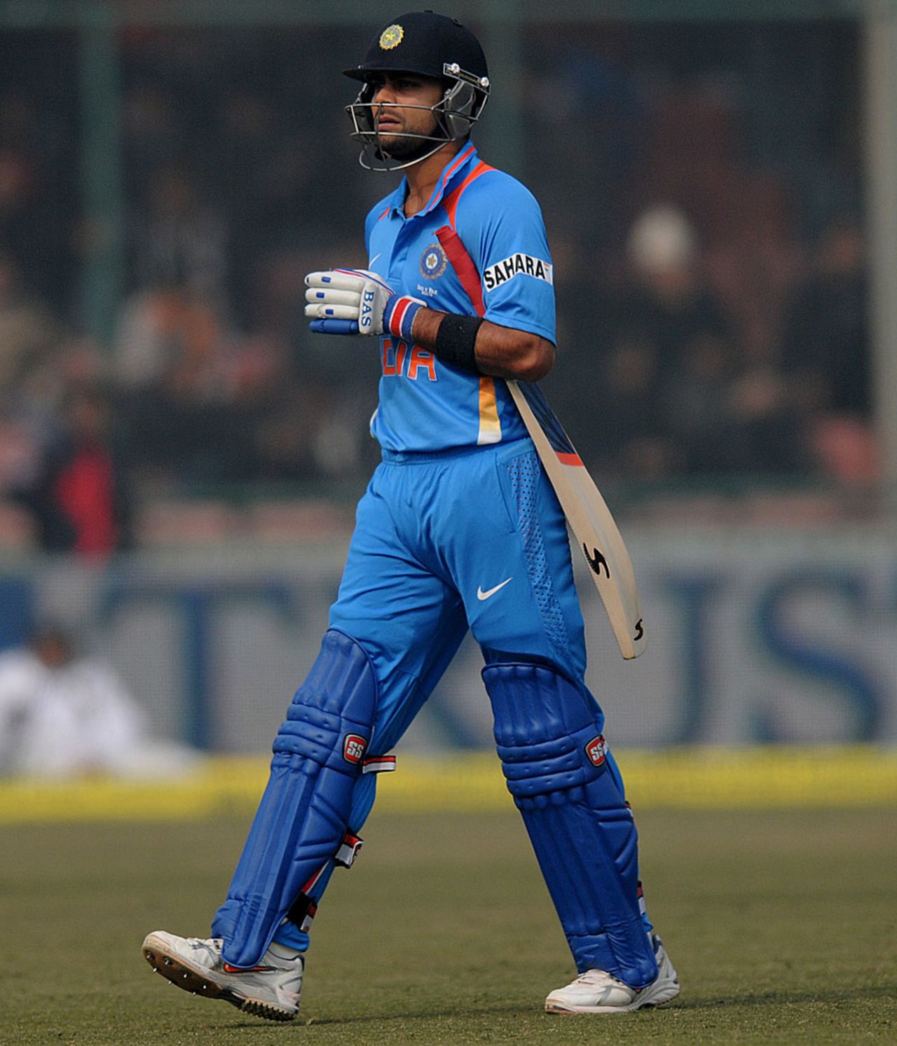 Virat Kohli was dismissed for 7, India v Pakistan, 3rd ODI, Delhi, January 6, 2013