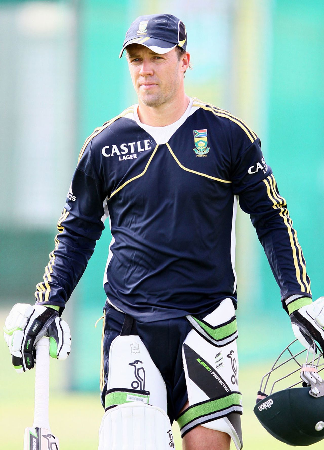 AB de Villiers during training, Port Elizabeth, January 9, 2013