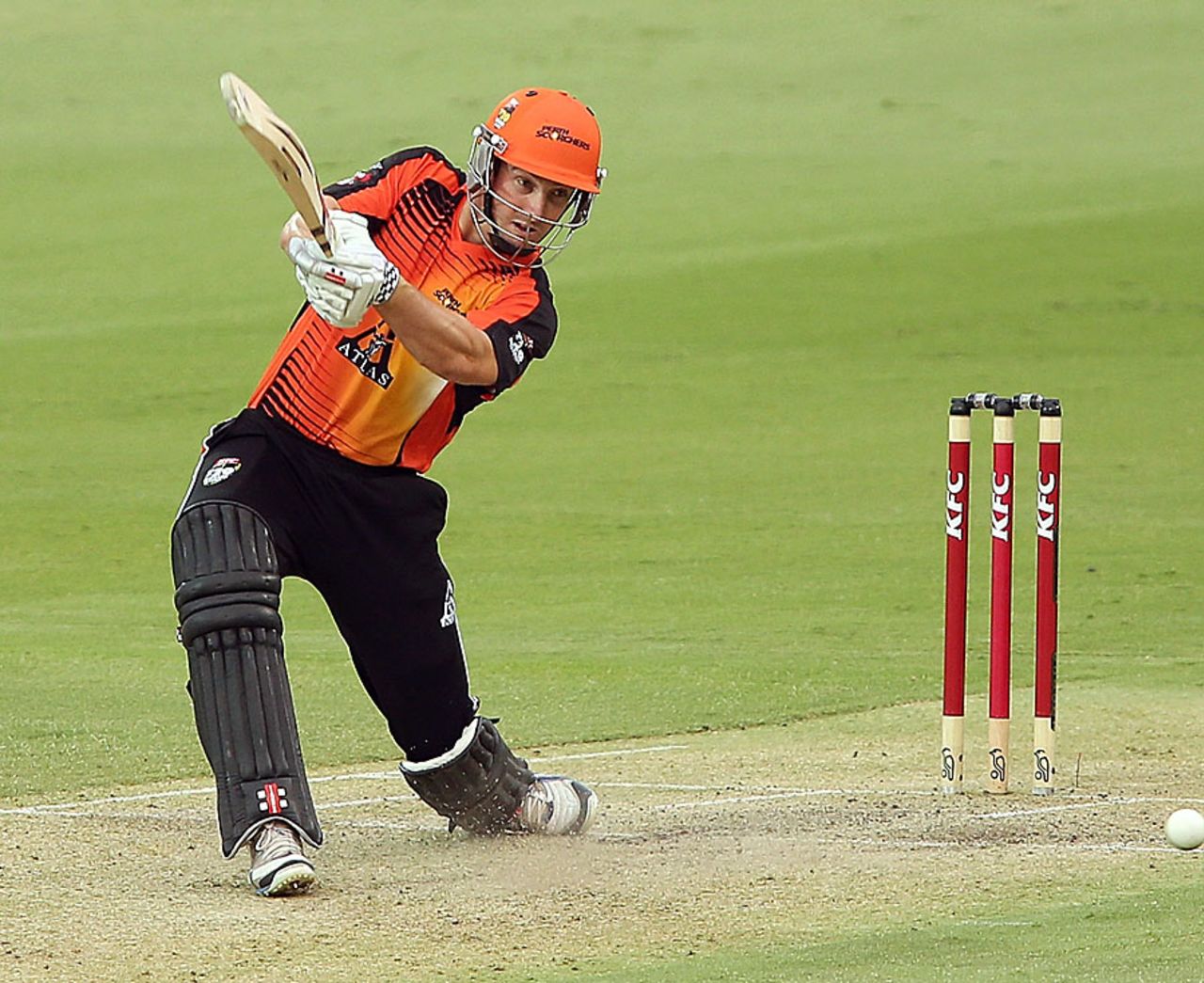 Shaun Marsh's 79 led Perth Scorchers to the semi-finals, Adelaide Strikers v Perth Scorchers, Big Bash League 2012-13, Adelaide, January 10, 2013