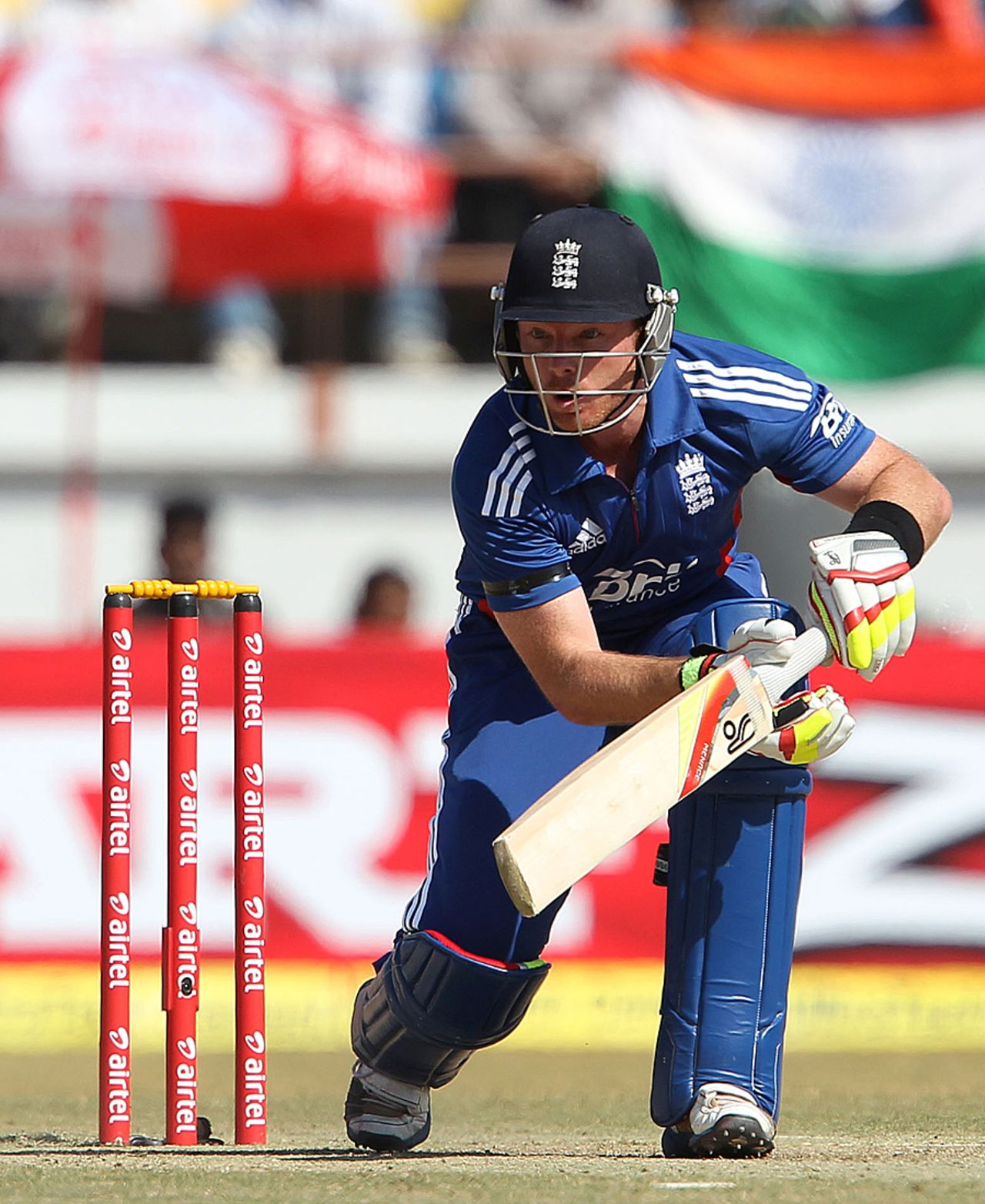 Ian Bell shared a productive opening stand with Alastair Cook, India v England, 1st ODI, Rajkot, January 11, 2013