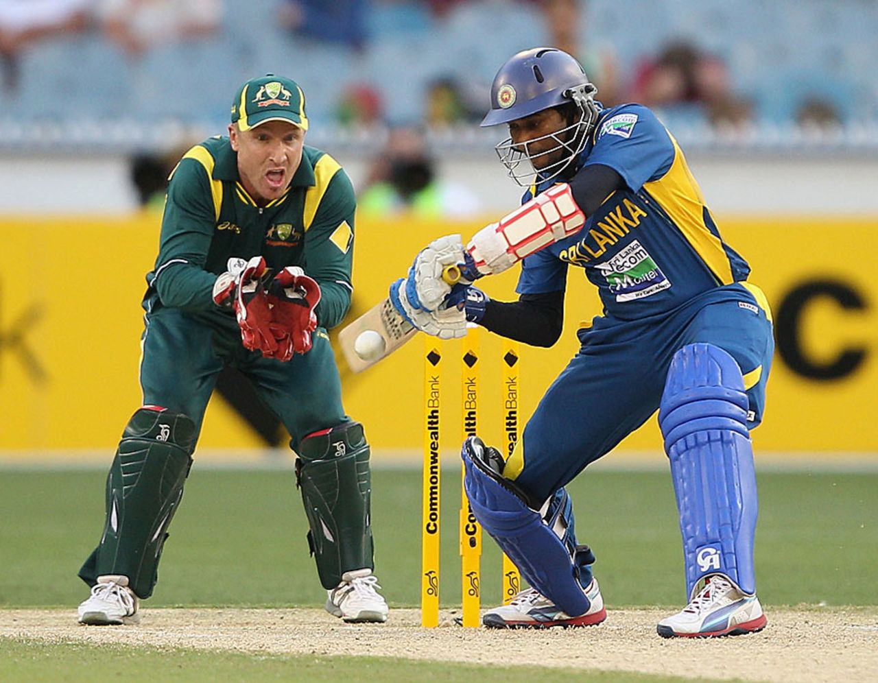 Tillakaratne Dilshan scored a confident half-century, Australia v Sri Lanka, 1st ODI, Melbourne, January 11, 2013