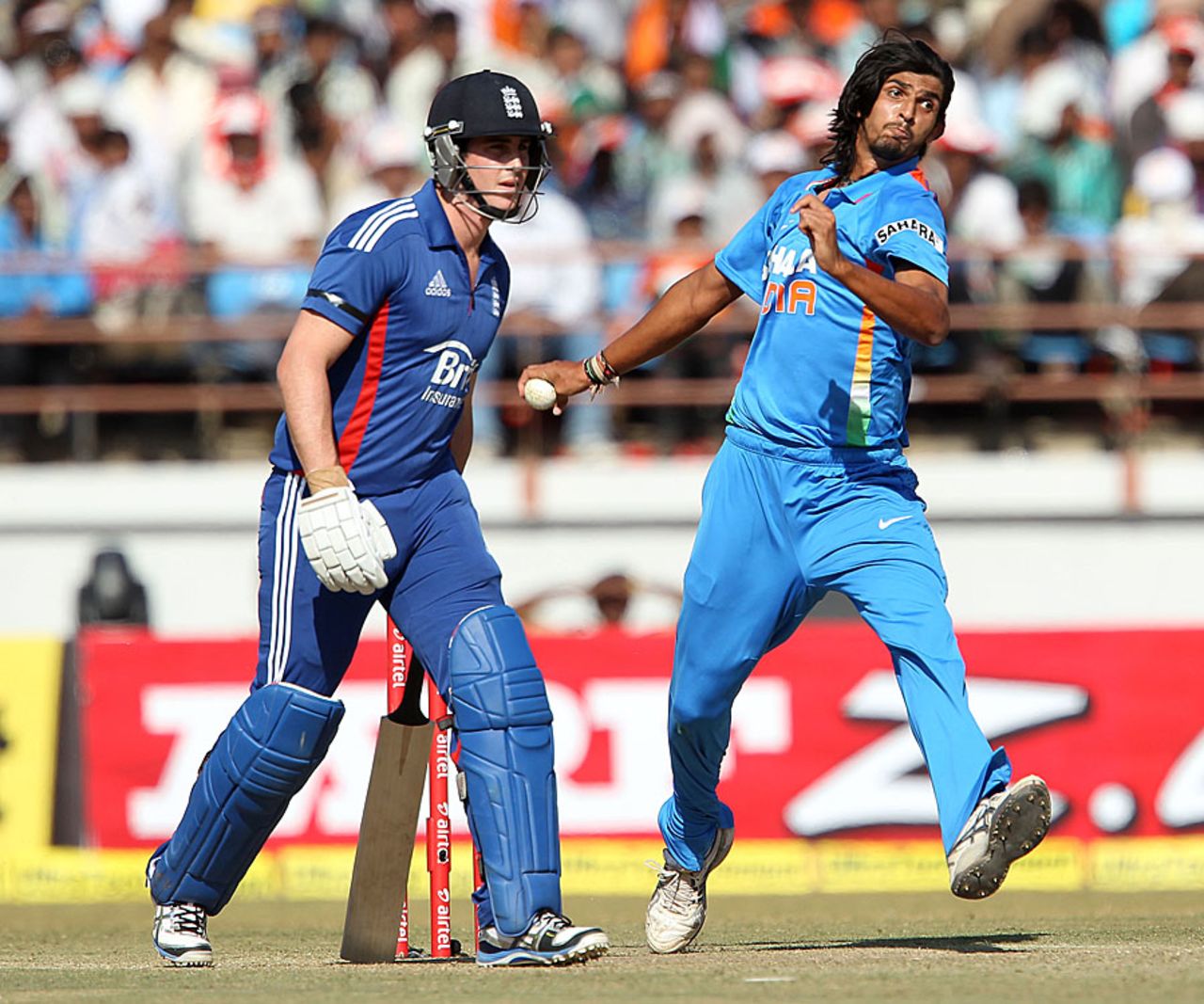 Ishant Sharma gave away 86 runs in his ten overs, India v England, 1st ODI, Rajkot, January 11, 2013