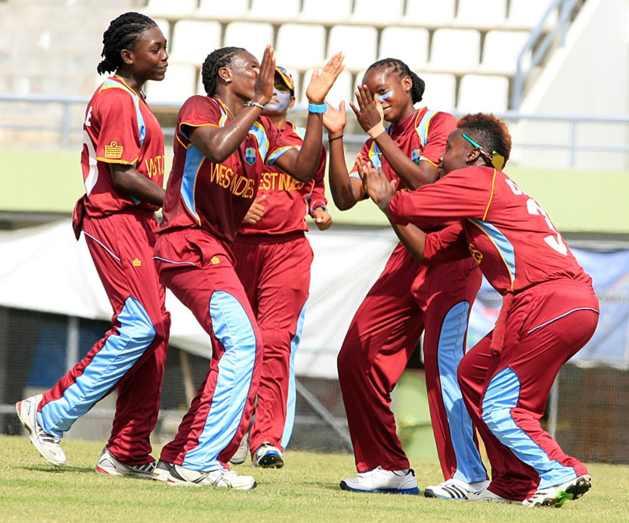 West Indies Women come up with their own celebration-style, West Indies v South Africa, 4th Women's ODI, Roseau, January 13, 2013
