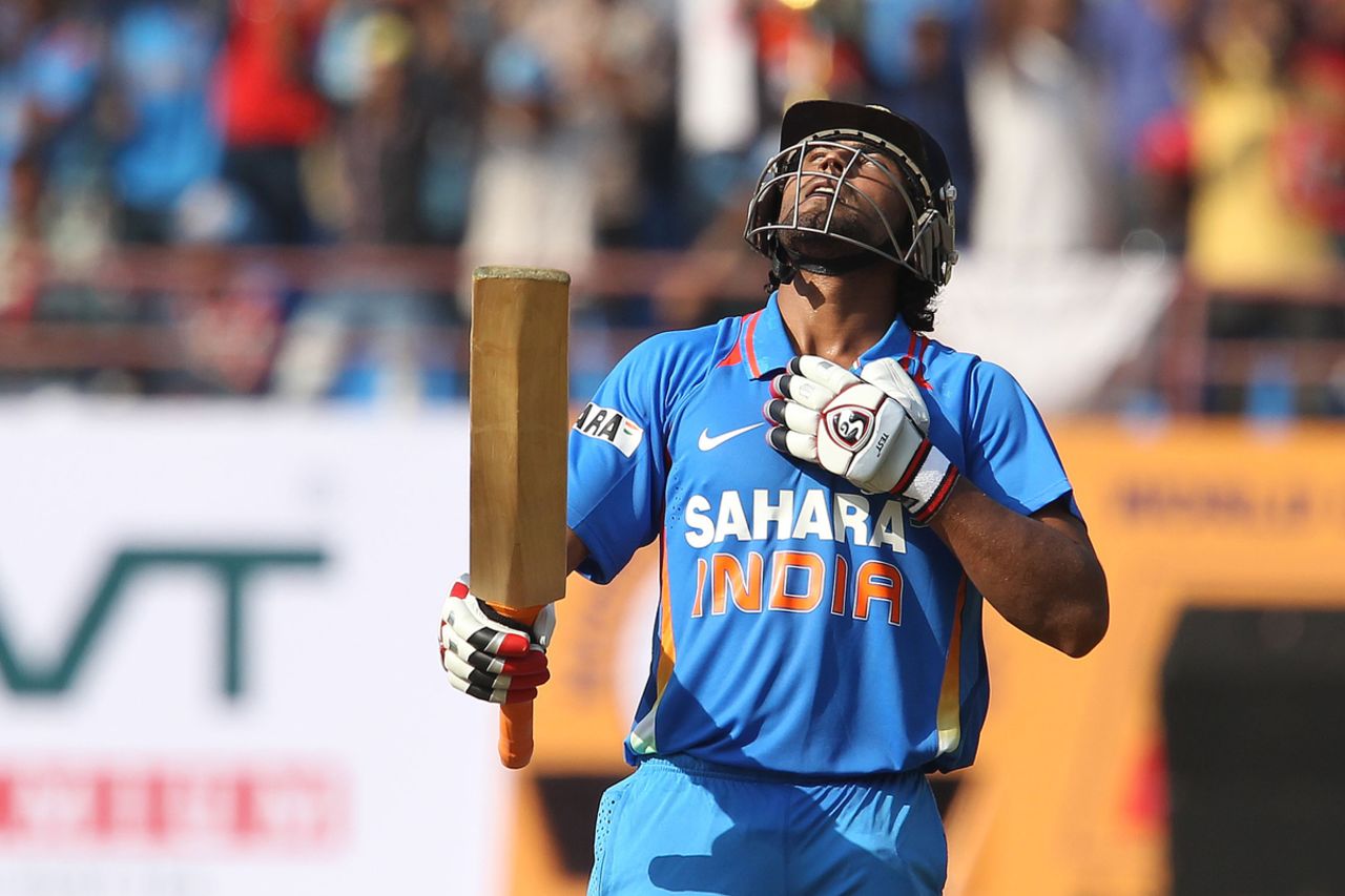 Ravindra Jadeja scored a quick half-century, India v England, 2nd ODI, Kochi, January 15, 2013