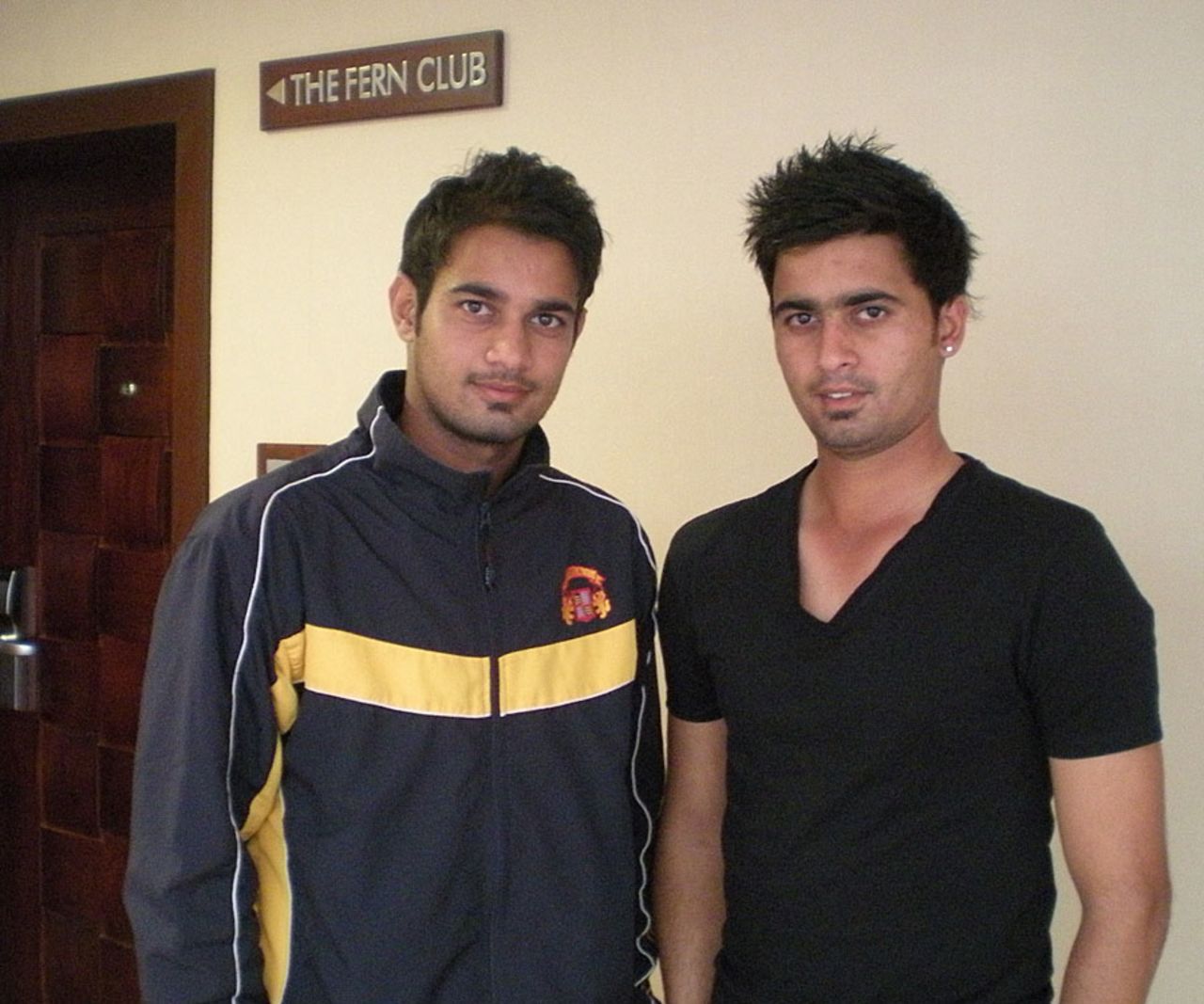 Siddarth Kaul with his brother Uday, Rajkot, January 15, 2013