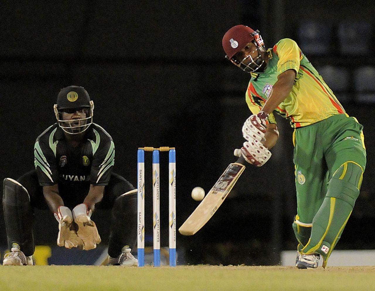 Keddy Lesporis top-scored with 26 for Windward Islands, Guyana v Windward Islands, Caribbean T20, St Lucia, January 18, 2013