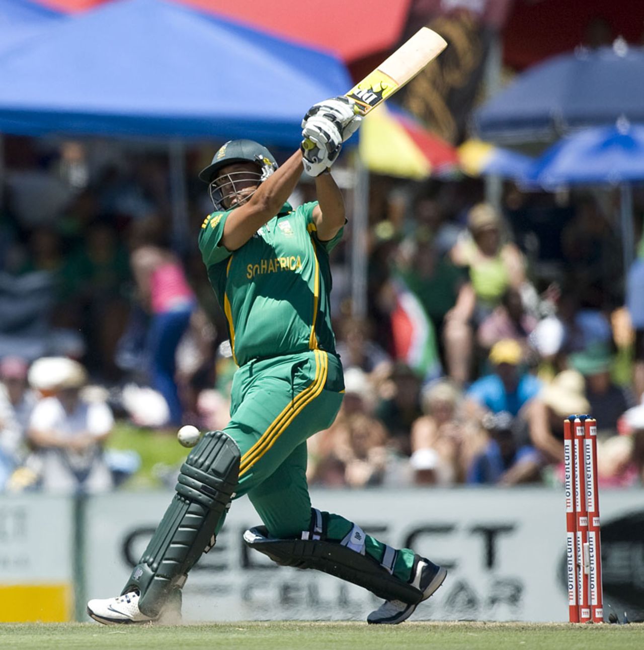 Rory Kleinveldt struck some late blows, South Africa v New Zealand, 1st ODI, Paarl, January 19, 2013