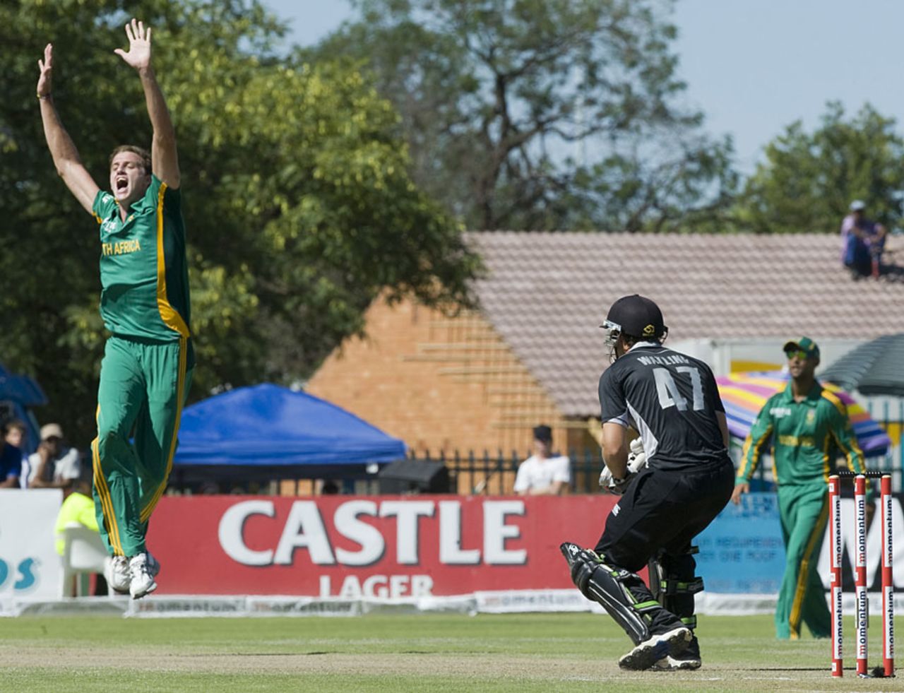 Morne Morkel trapped BJ Watling lbw, South Africa v New Zealand, 2nd ODI, Kimberley, January 22, 2013