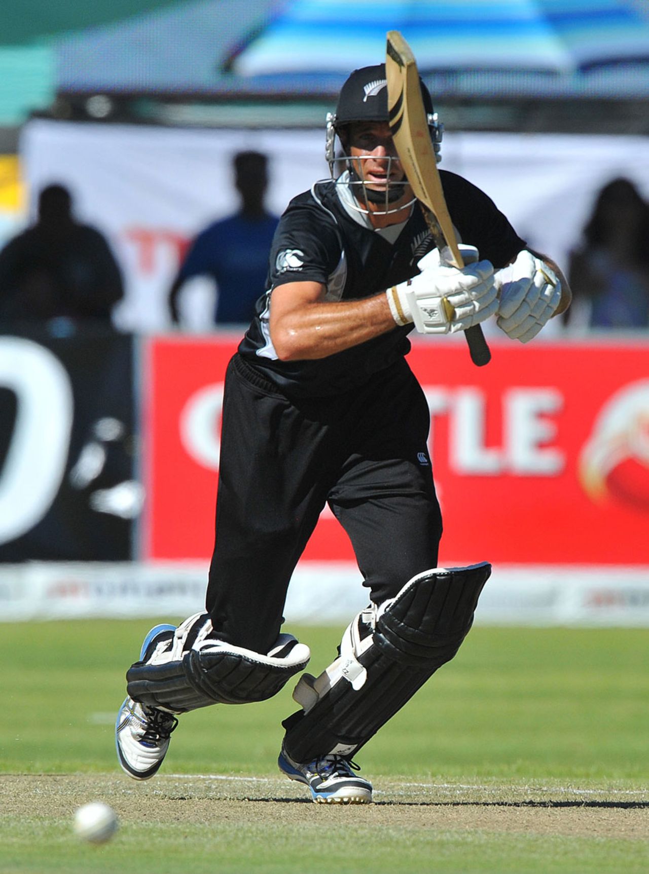 Grant Elliott added 127 with Kane Williamson, South Africa v New Zealand, 2nd ODI, Kimberley, January 22, 2013