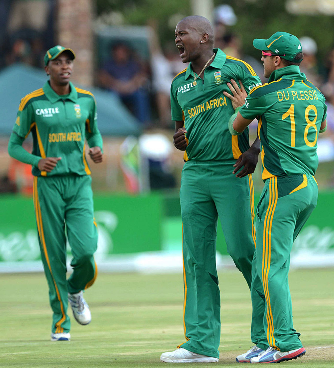 Lonwabo Tsotsobe troubled New Zealand's top order, South Africa v New Zealand, 3rd ODI, Potchefstroom, January 25, 2013