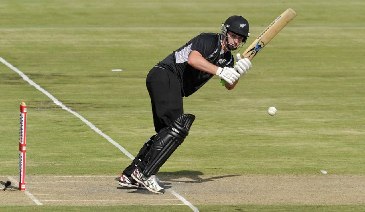 New Zealand's Colin Munro scored 57 against South Africa, 3rd ODI, Potchefstroom, January 25, 2013