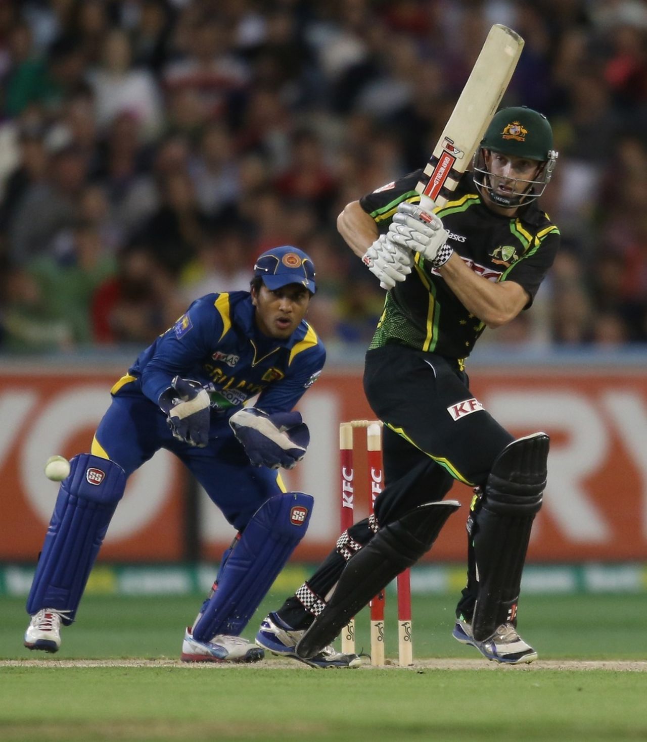 Shaun Marsh's knock of 47 went in vain, Australia v Sri Lanka, 2nd T20, Melbourne, January 28, 2013