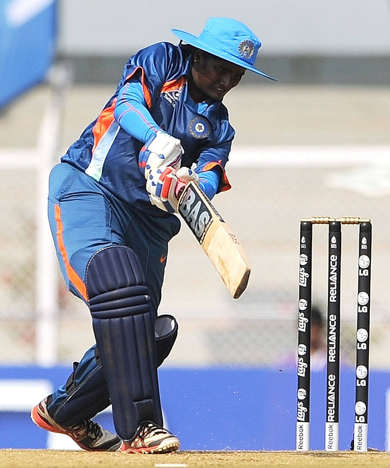 Opener Thirush Kamini played steadily to provide India a safe start, India v West Indies, Women's World Cup 2013, Mumbai, January 31, 2013