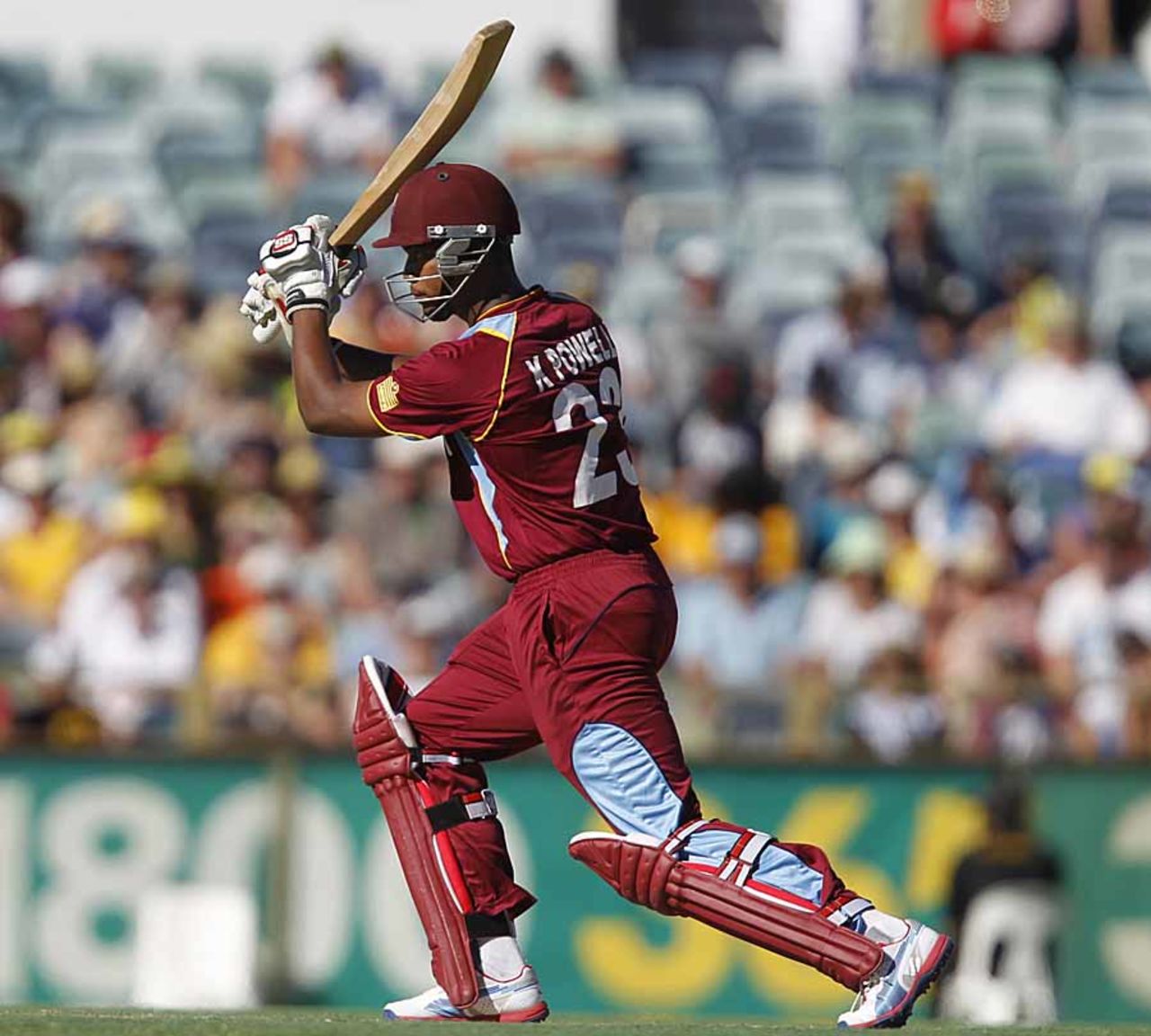 Kieran Powell scored 83 off 90 deliveries, Australia v West Indies, 2nd ODI, Perth, February 3, 2013