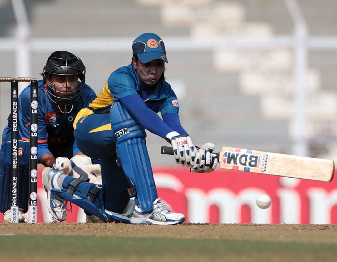 Deepika Rasangika scored 84 to help set up a strong total, India v Sri Lanka, Women's World Cup, Group A, Mumbai, February 5, 2013