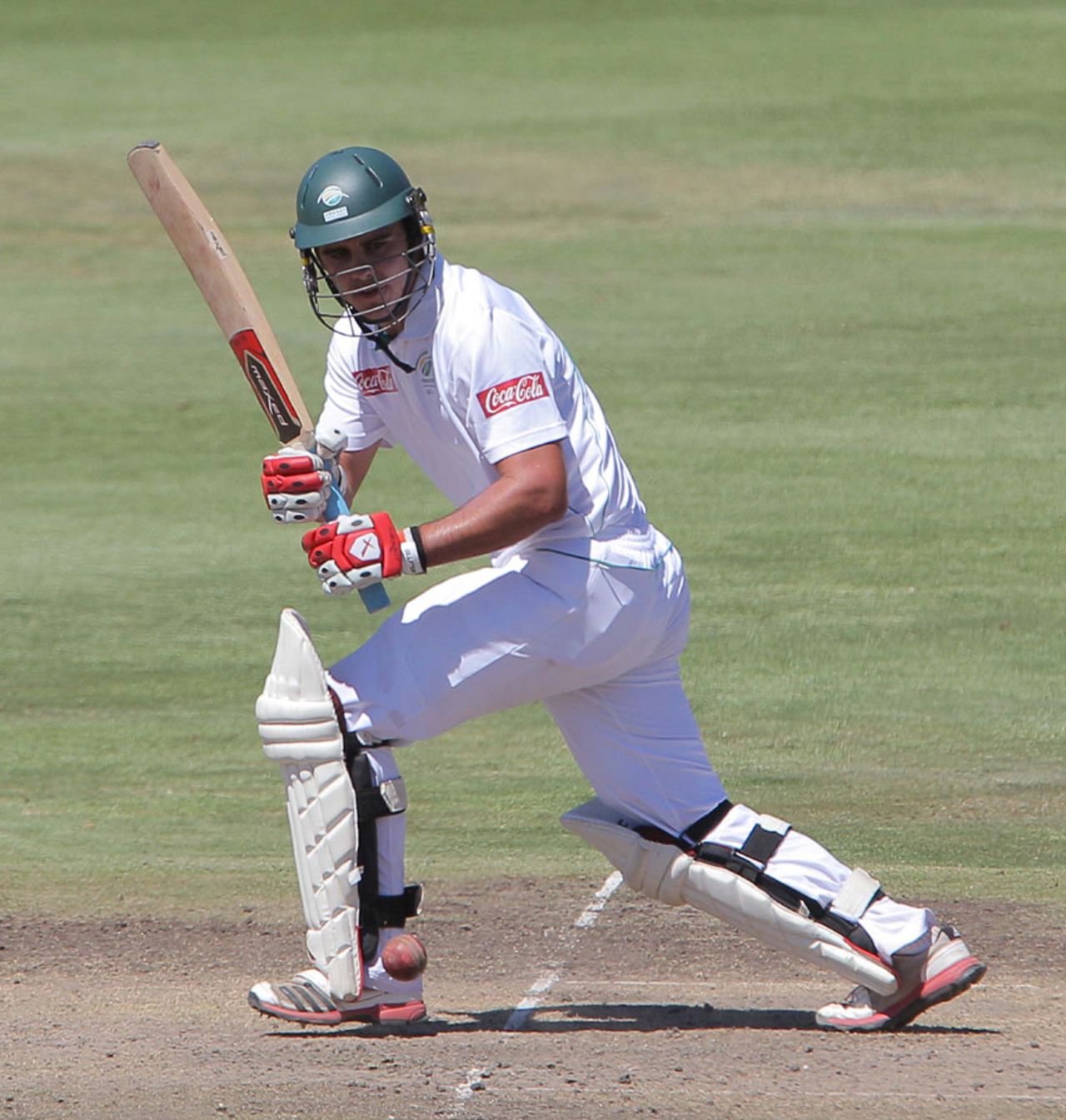 David Bedingham works into the leg side, South Africa U-19s v England U-19s, 2nd Youth Test, Paarl, 3rd day, February 5, 2013