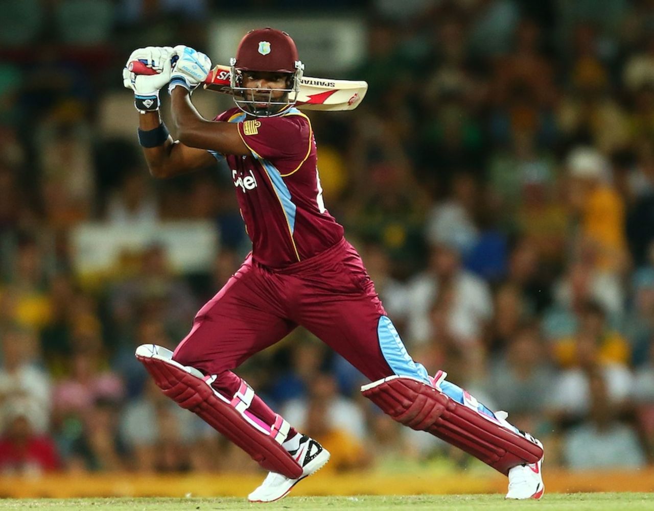 Darren Bravo scored 86 off 96 balls, Australia v West Indies, 3rd ODI, Canberra, February 6, 2013