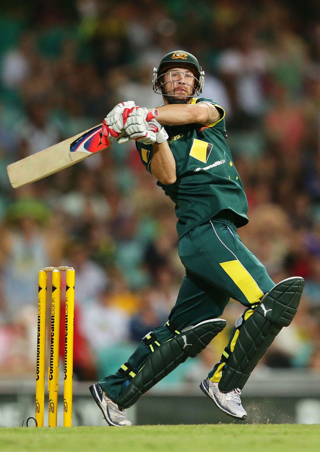 Matthew Wade knocked off quick runs at the end, Australia v West Indies, 4th ODI, Sydney, February 8, 2013
