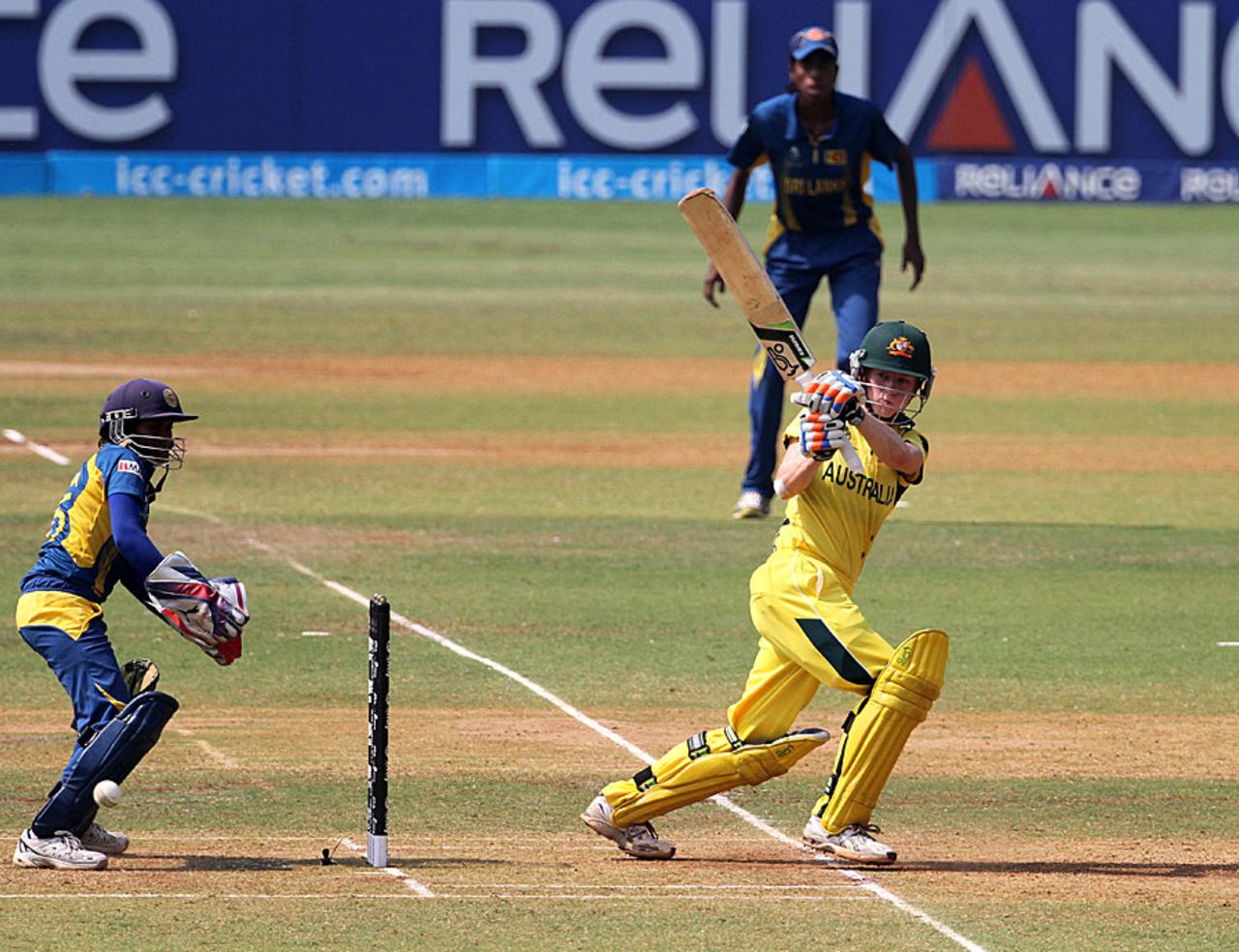 Australia batsman Rachael Haynes scored an unbeaten 71, Australia v Sri Lanka, Super Six match, Women's World Cup 2013, Mumbai,  February 10, 2013