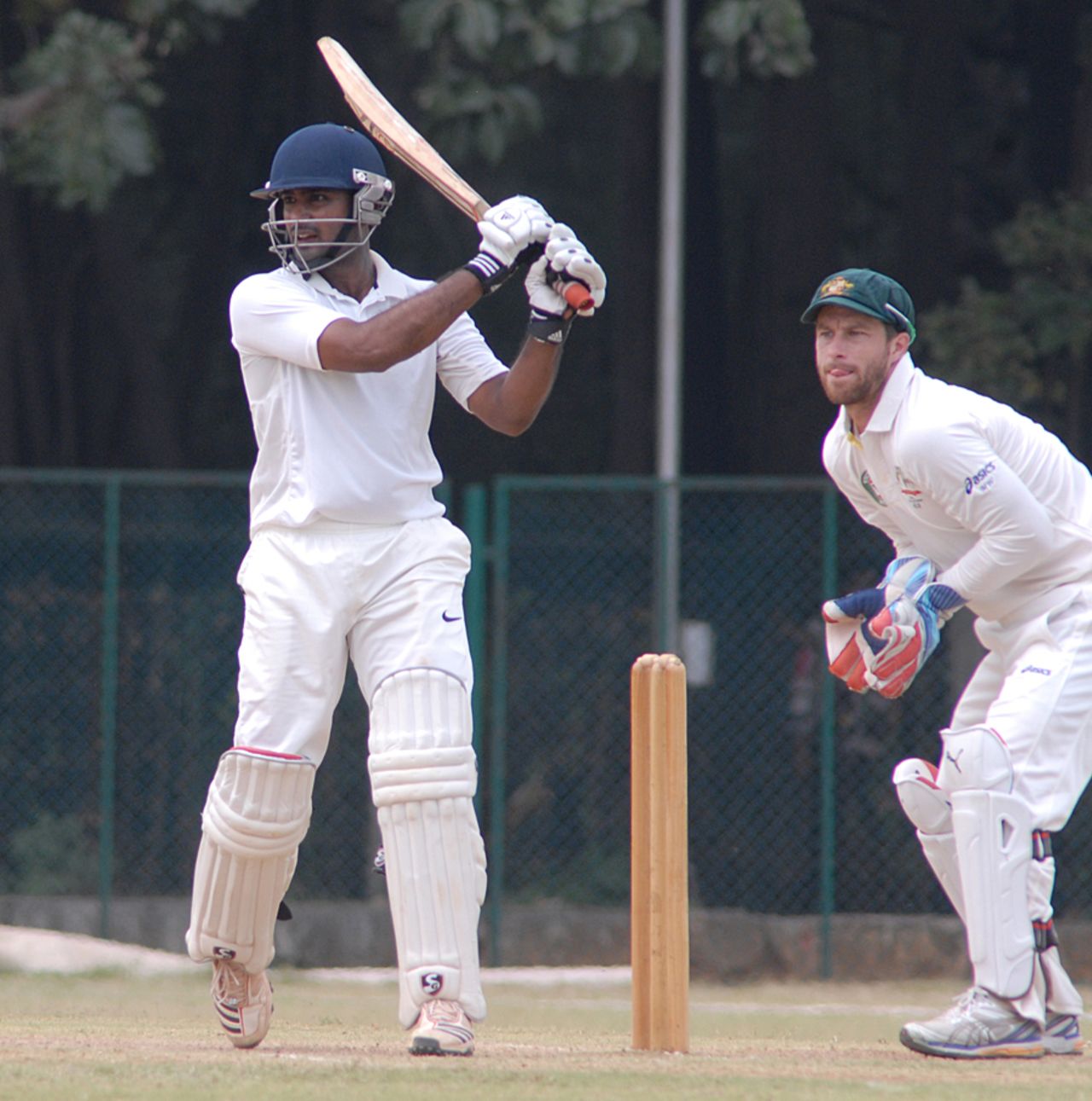 Ambati Rayudu scored 87, Indian Board President's XI v Australians, 2nd day, Chennai, February 13, 2013