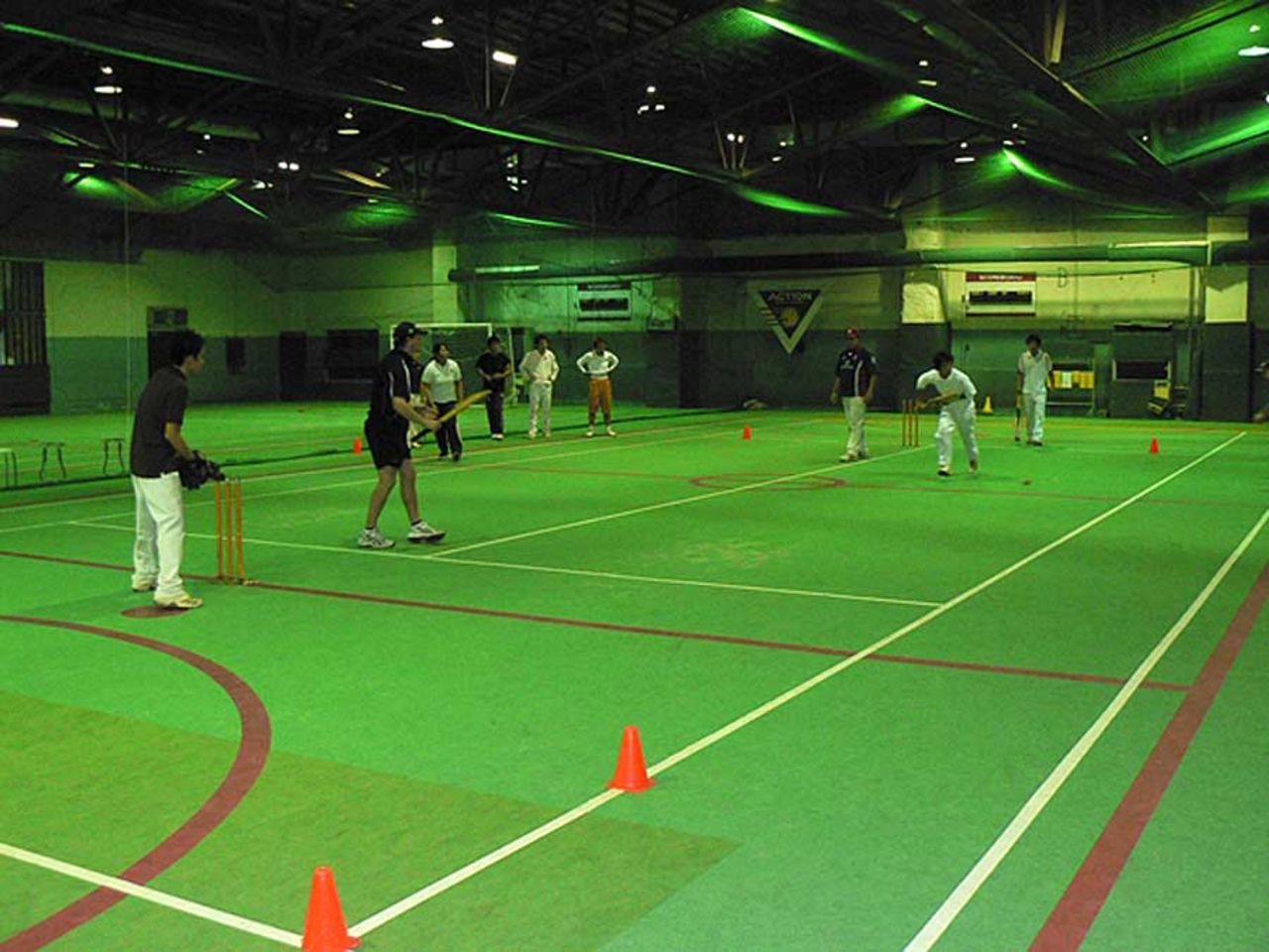 Practice facilities for cricket in Japan, Tokyo, February 2013