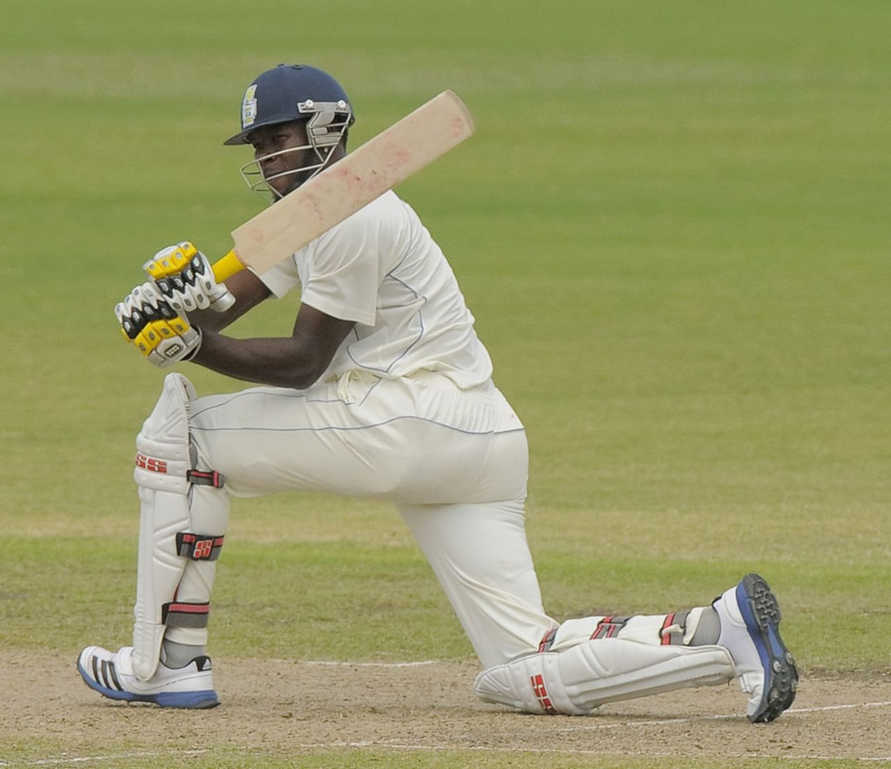 Kirk Edwards scored 120 for Barbados in their first innings against Guyana, Barbados v Guyana, Regional Four Day Competition, February 15-18