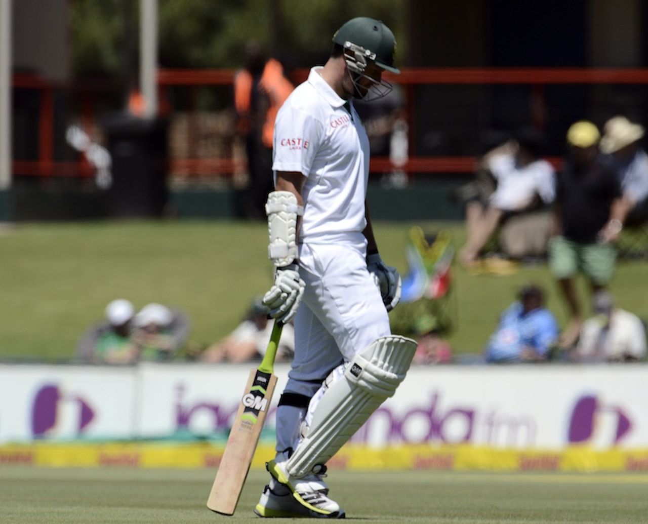 Graeme Smith walks off SuperSport Park, South Africa v Pakistan, 3rd Test, Centurion, 1st day, February 22, 2013
