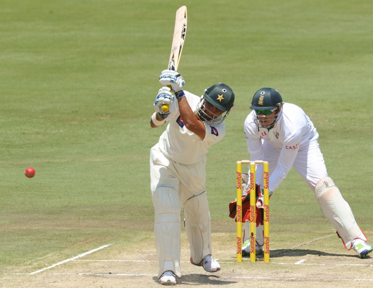 Imran Farhat plays to the leg side, South Africa v Pakistan, 3rd Test, Centurion, 3rd day, February 24, 2013