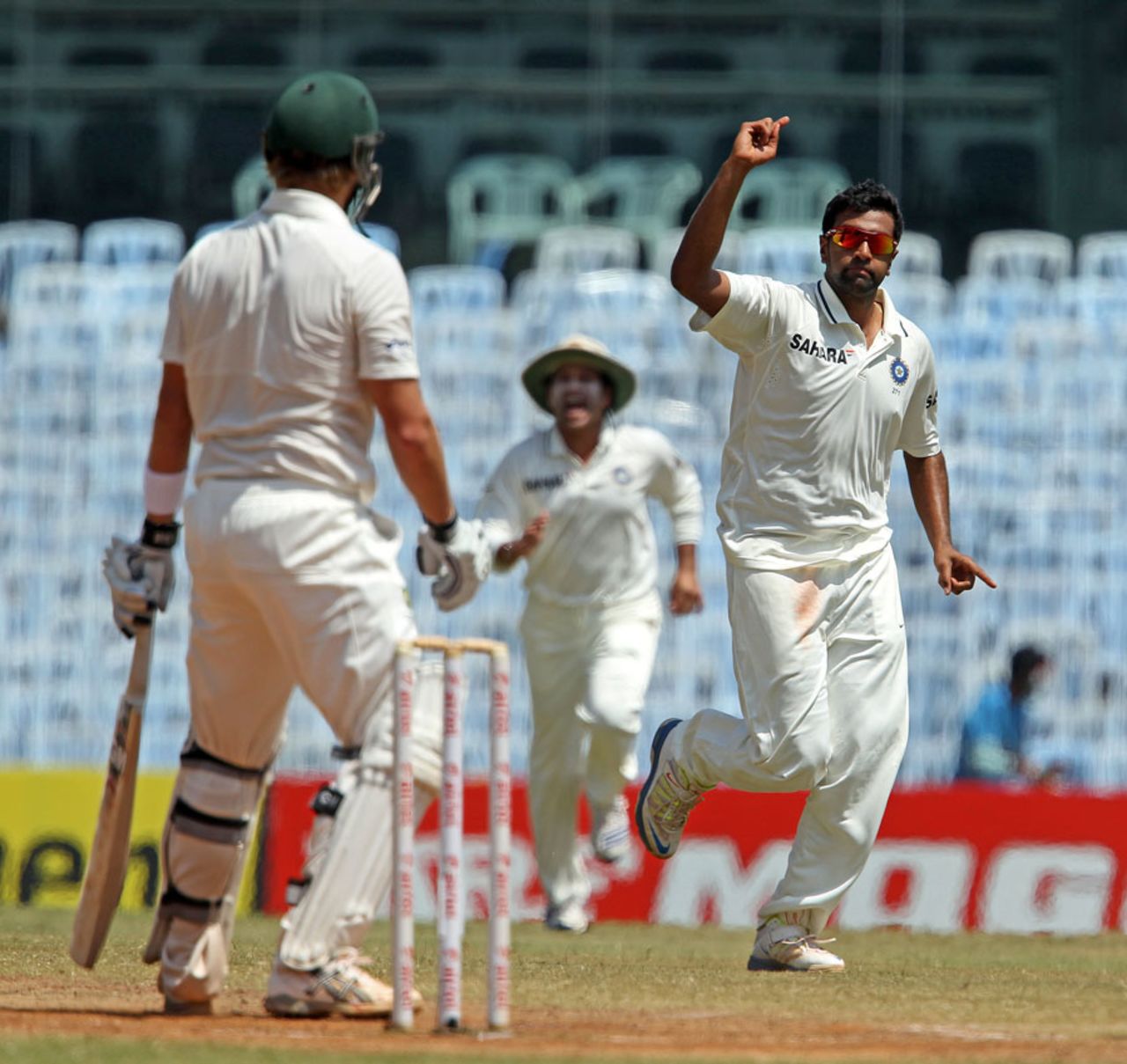 R Ashwin got rid of Shane Watson cheaply, India v Australia, 1st Test, Chennai, 4th day, February 25, 2013
