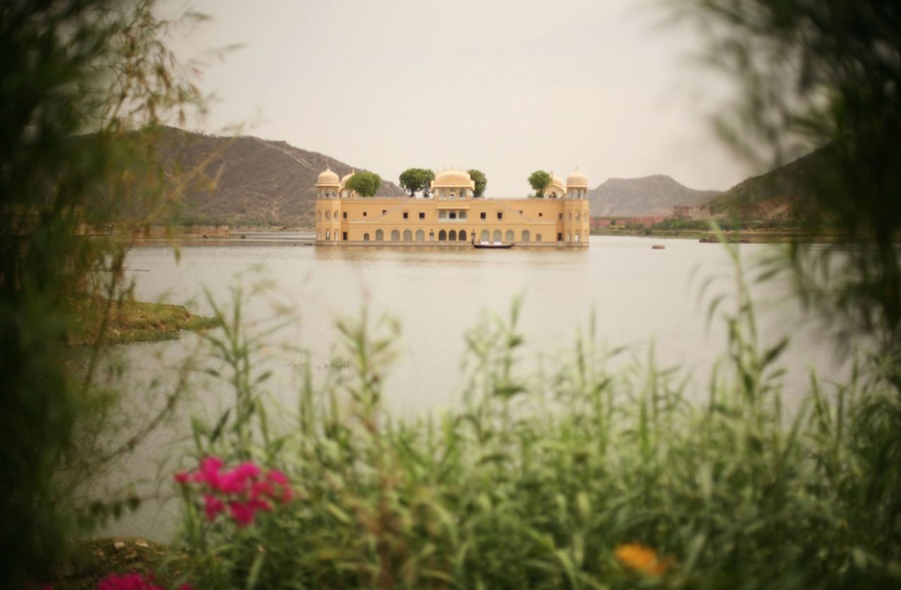 Jal Mahal in the middle of Mansagar lake, Jaipur, April 8, 2010