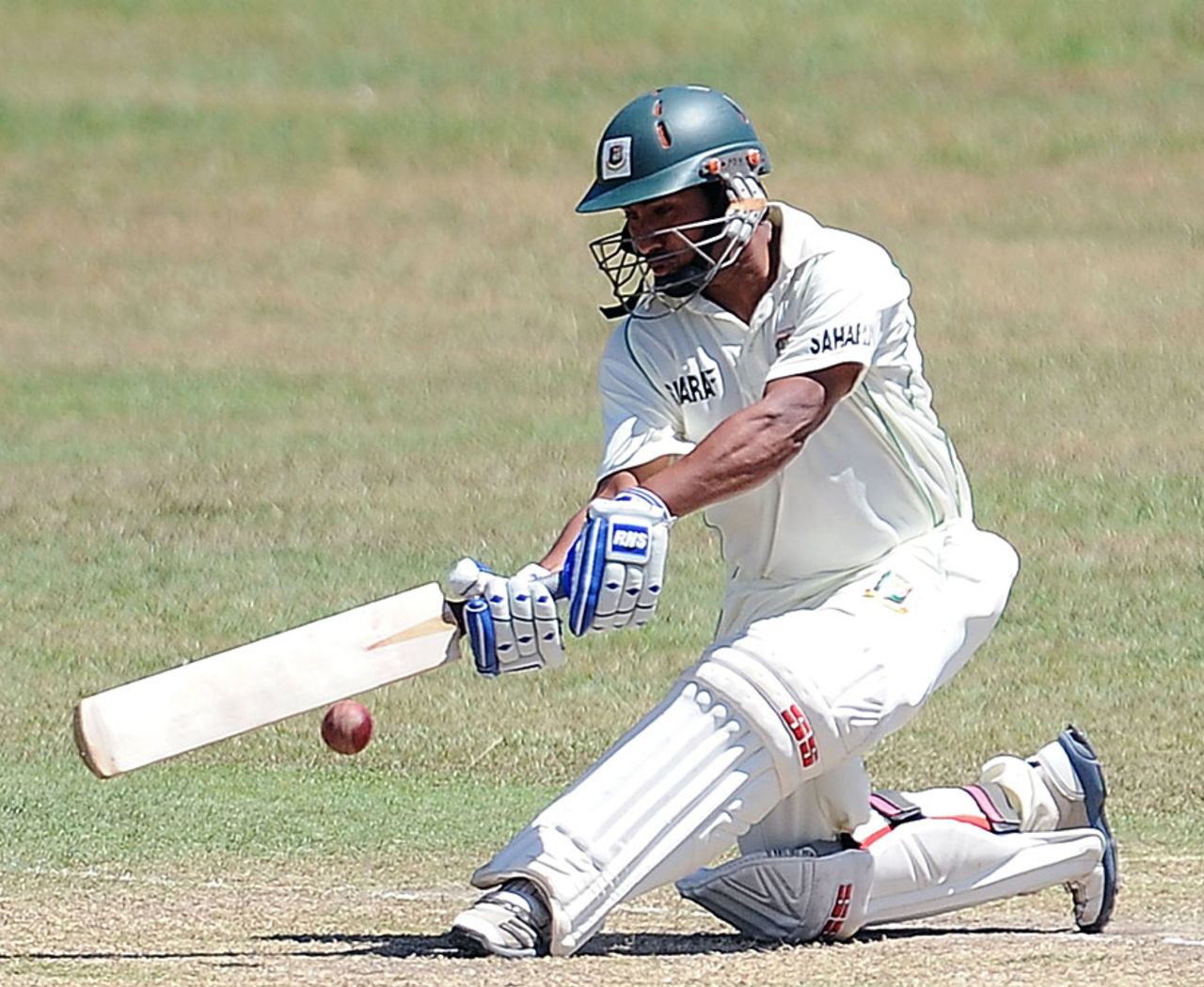 Mohammad Ashraful scored 102 on the third day, Sri Lanka Development Emerging Team v Bangladeshis, Day 3, Matara, March 5 2013
