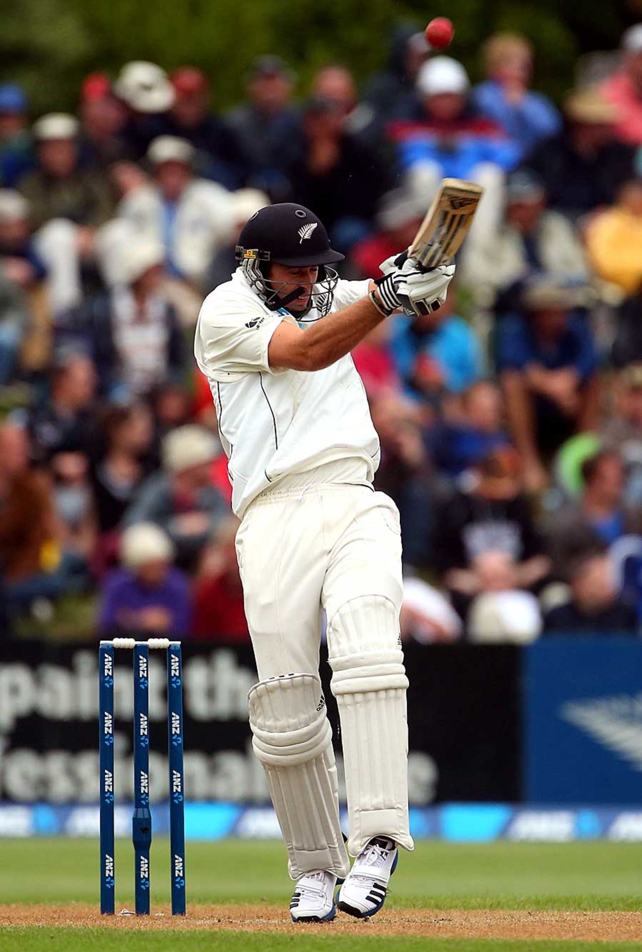 Tim Southee struck a few big blows, New Zealand v England, 1st Test, Dunedin, 3rd day, March 8, 2013