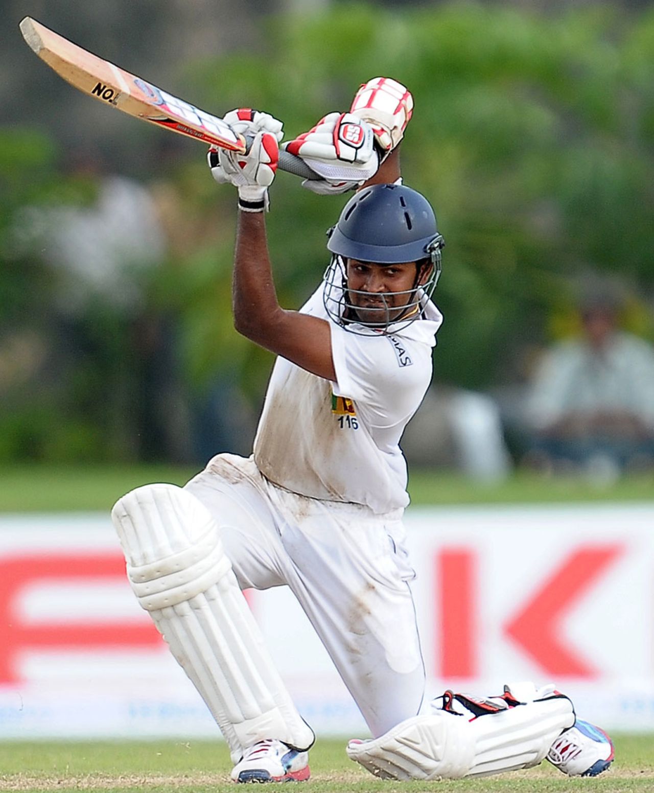 Lahiru Thirimanne plays a stylish square drive, Sri Lanka v Bangladesh, 1st Test, Galle, 1st day, March 8, 2013